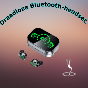 Draadloze Bluetooth-headset.